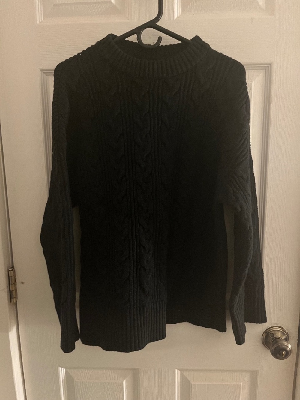 Cable knit sweater